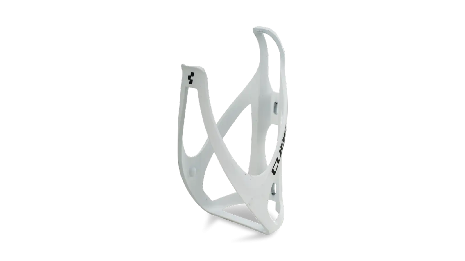 Cube Bottle Cage HPP Matt White´n´Black