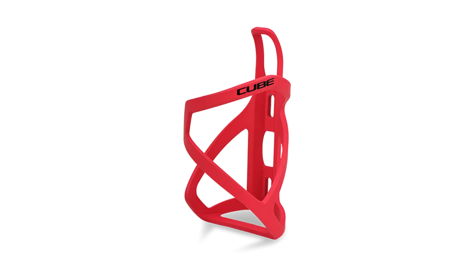 Cube Bottle Cage HPP Left Side Matt Red´n´Glossy Black