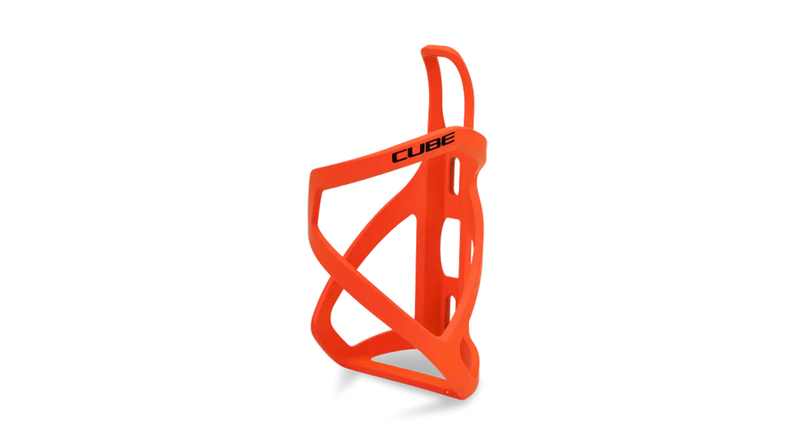 Cube Bottle Cage HPP Left Side Matt Orange´n´Glossy Black