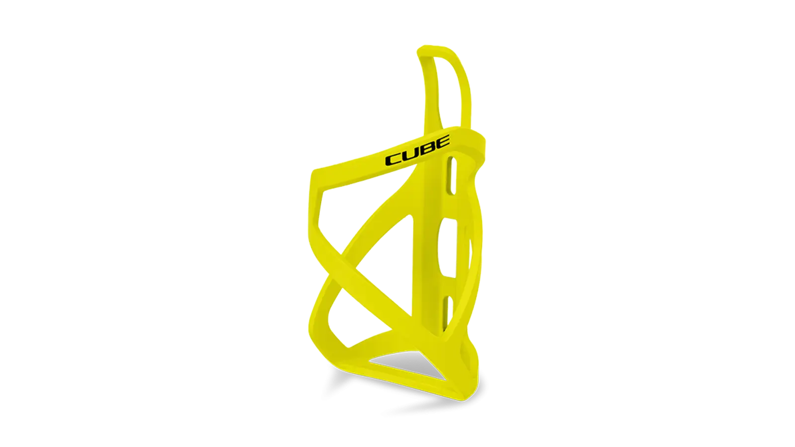 Cube Bottle Cage HPP Left Side Matt Neon Yellow´n´Glossy Black
