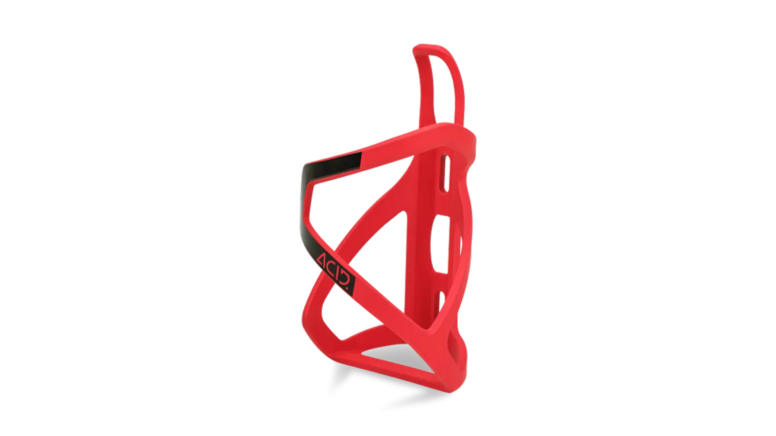 Acid Bottle Cage HPP Left Side Support Matt Red´n´Glossy Black