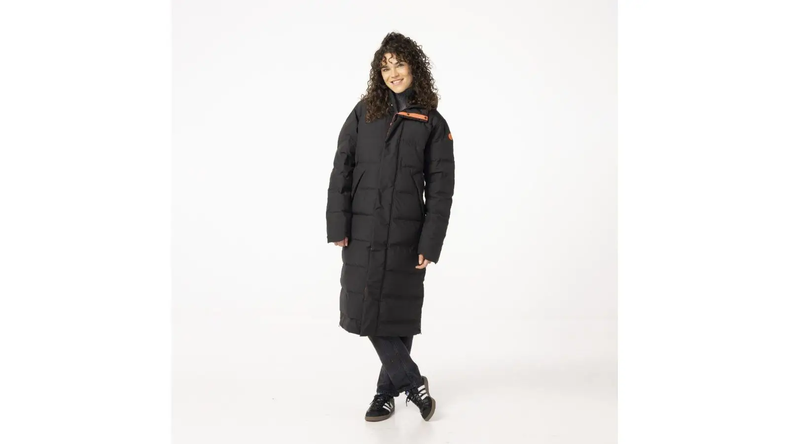 Agu Puffer long Winter Rain Jacket - Black