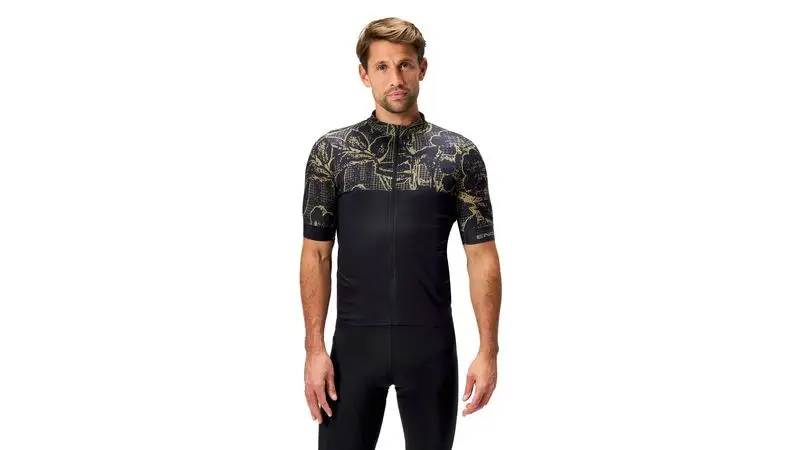 Endura FLORAL BLOCK FS260 PRINT S/S JERSEY BLK/BLK