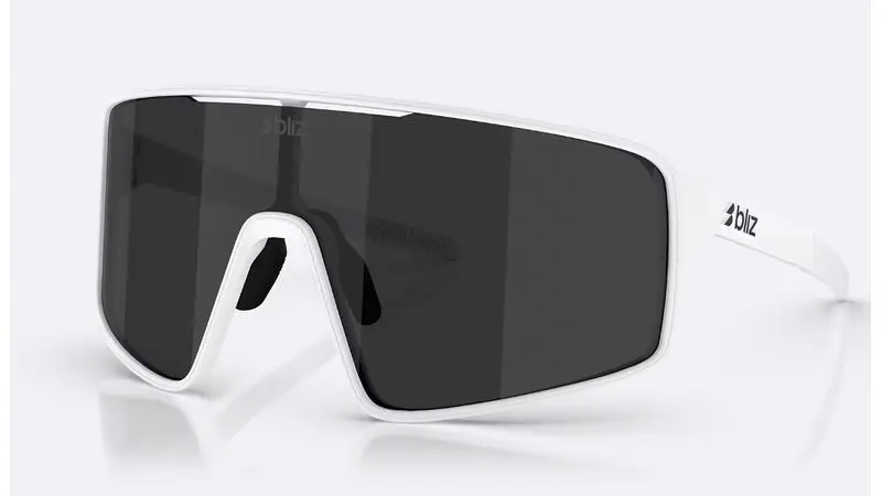 Bliz P0001 - Blanc avec verres Smoked