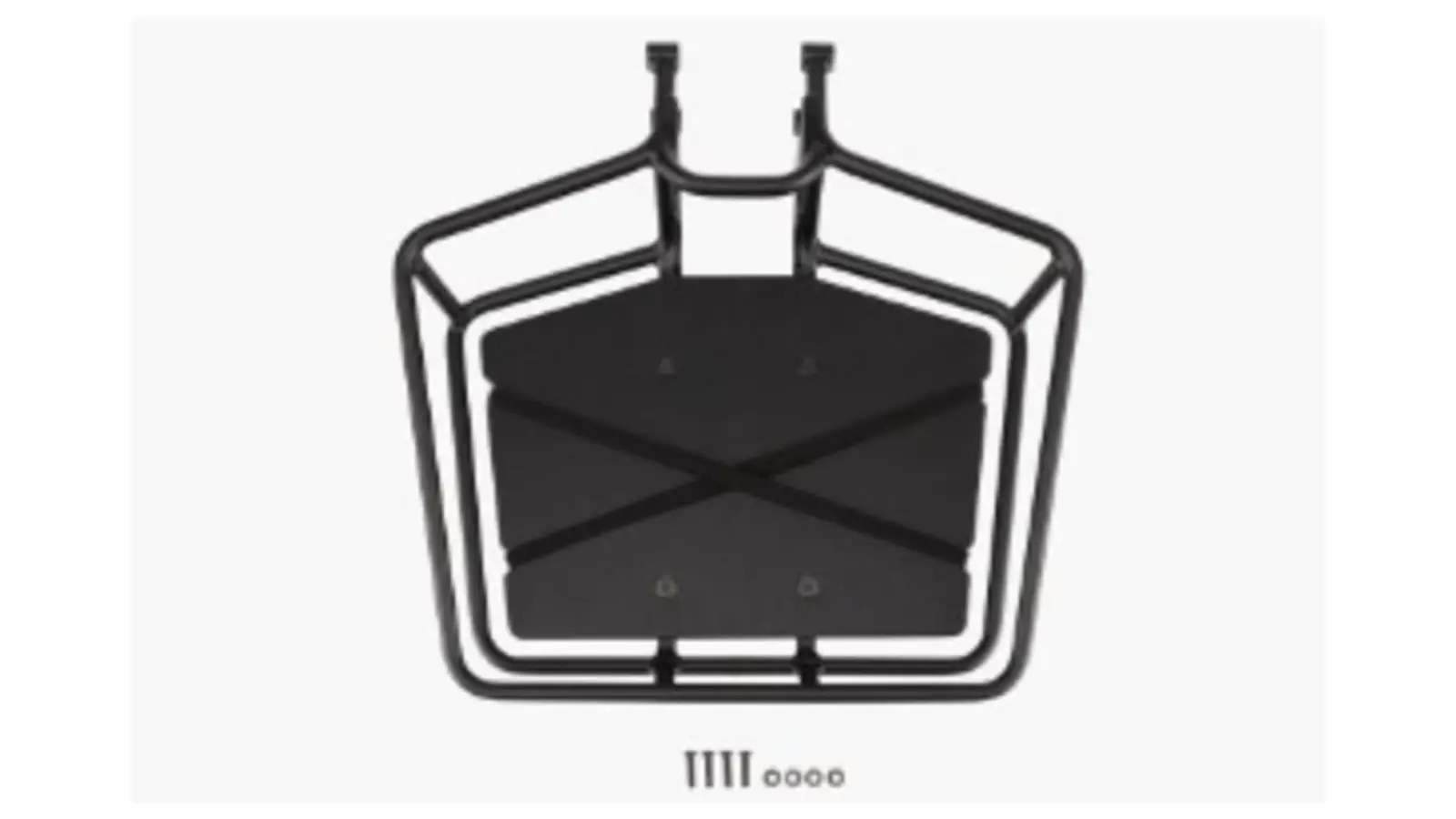 Riese and Muller Porte-bagages avant Cargo black