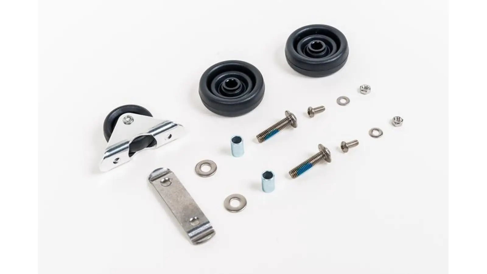 Brompton Jeu de roulettes + fixations - Argent