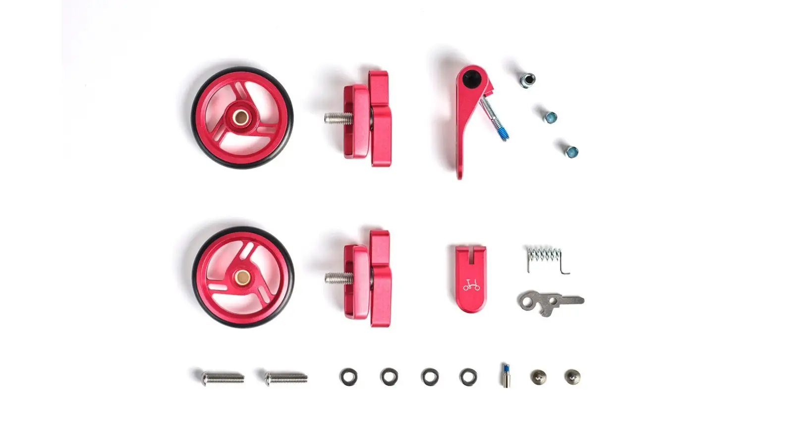 Brompton Kit Colour Touchpoints T Line (non électrique) - Rouge