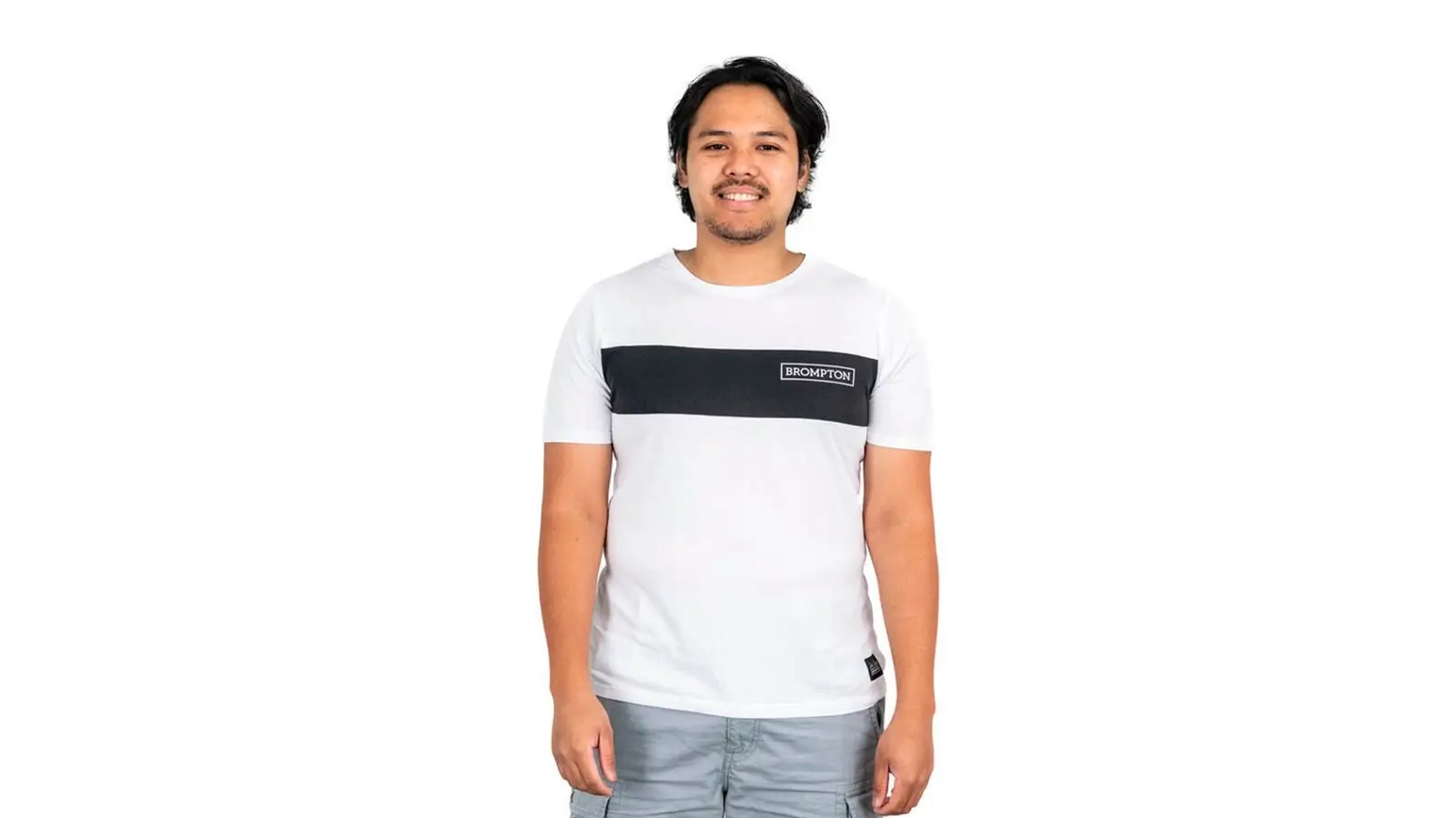 Brompton T-shirt Logo manches courtes - Blanc - XS
