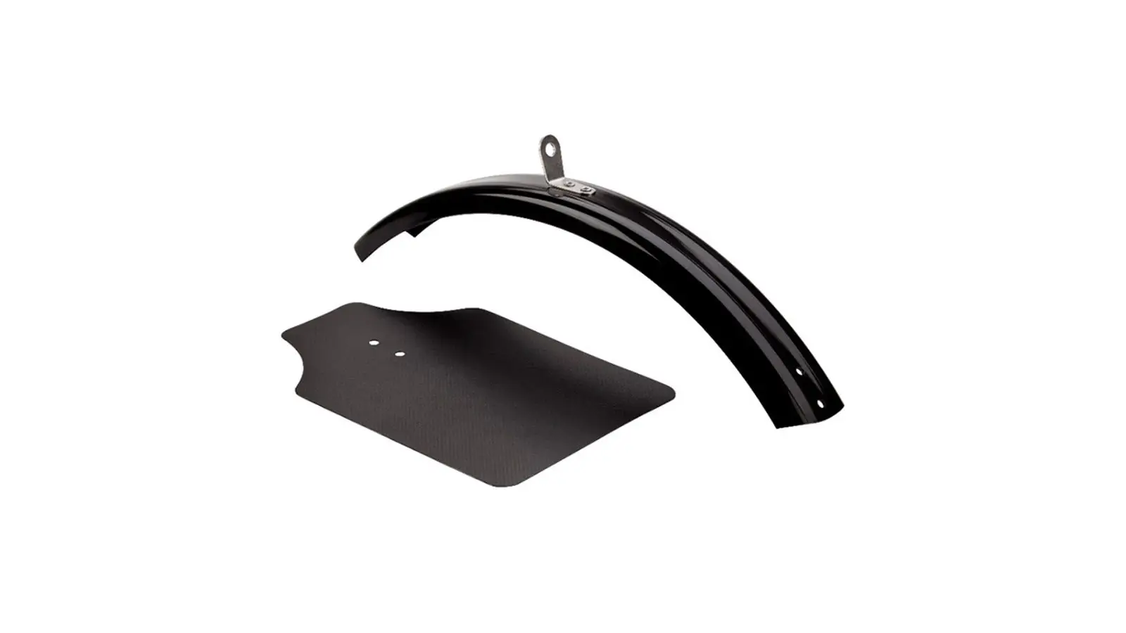 Brompton Lame de garde-boue avant + bavette (2018 et +) - Noir