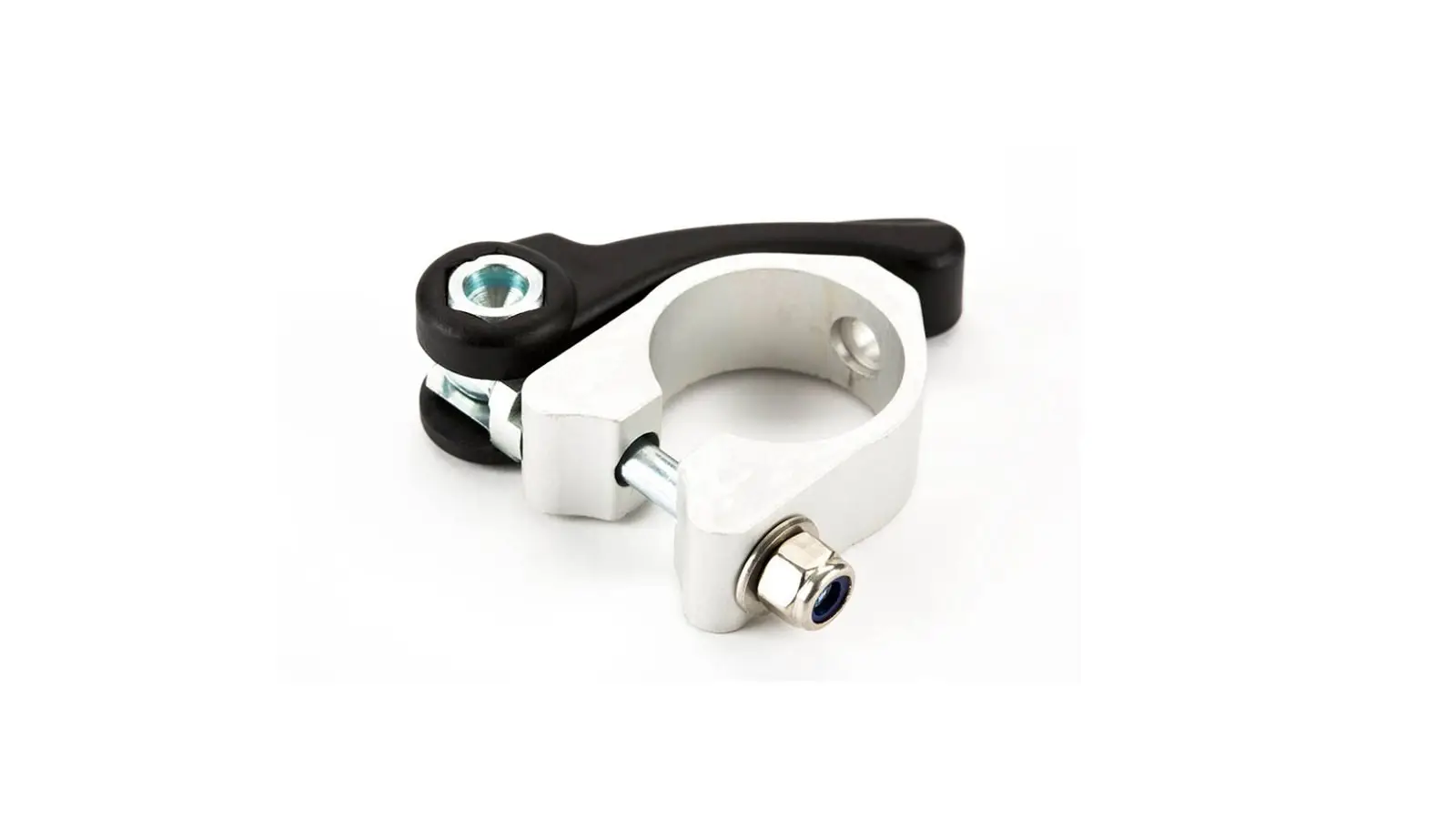 Brompton Collier de tige de selle télescopique + blocage rapide - Argent