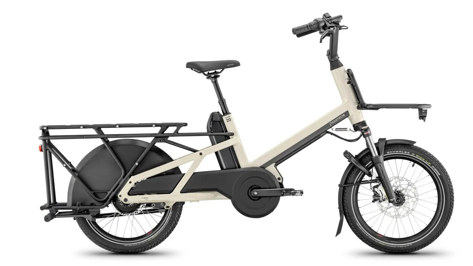 Moustache Bikes Lundi 20 Cargo 5 - 545 Wh - Non-équipé