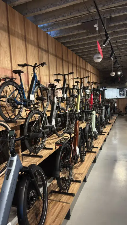 KAMEO Bikes winkel Luik — beeld 7: showroom elektrische fietsen en atelier, Quai de Rome 22