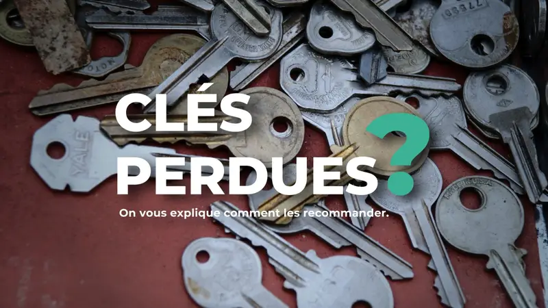 Clé de vélo perdue : comment retrouver son numéro et en recommander une