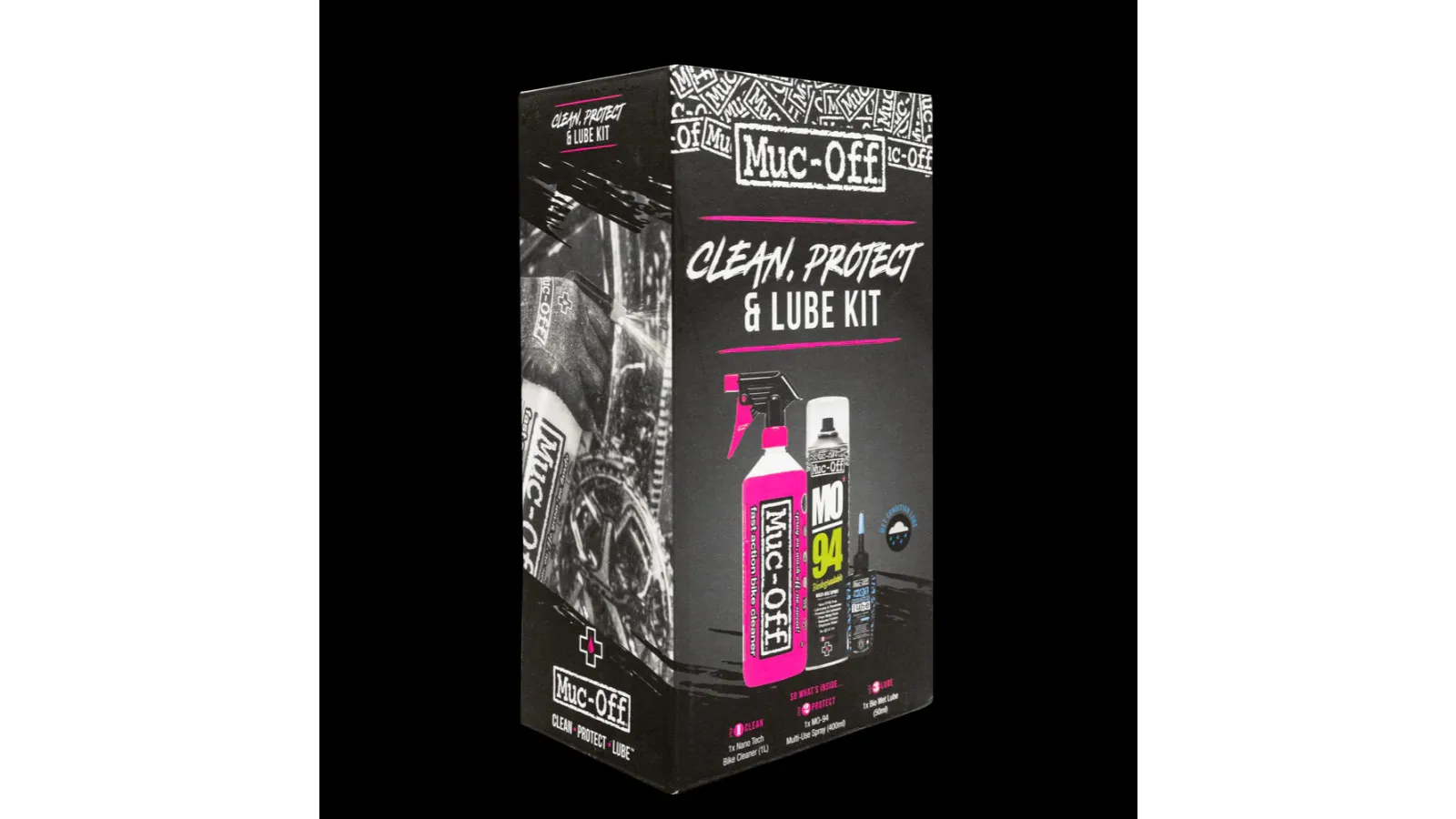 Muc-Off Clean, protect & lube kit (wet lube version)