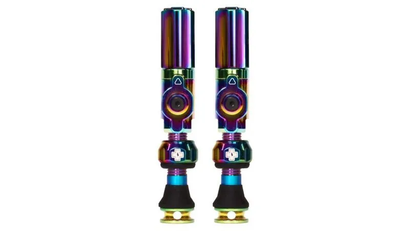 Muc-Off Tubeless Valves Big Bore Hybrid Small Iridescent Schäder Valve