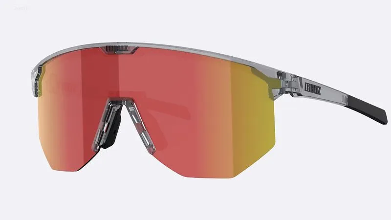 Bliz Hero - Noir transparent avec verres Brown Red