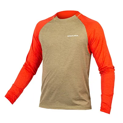 Endura SingleTrack L/S Jersey Mushroom