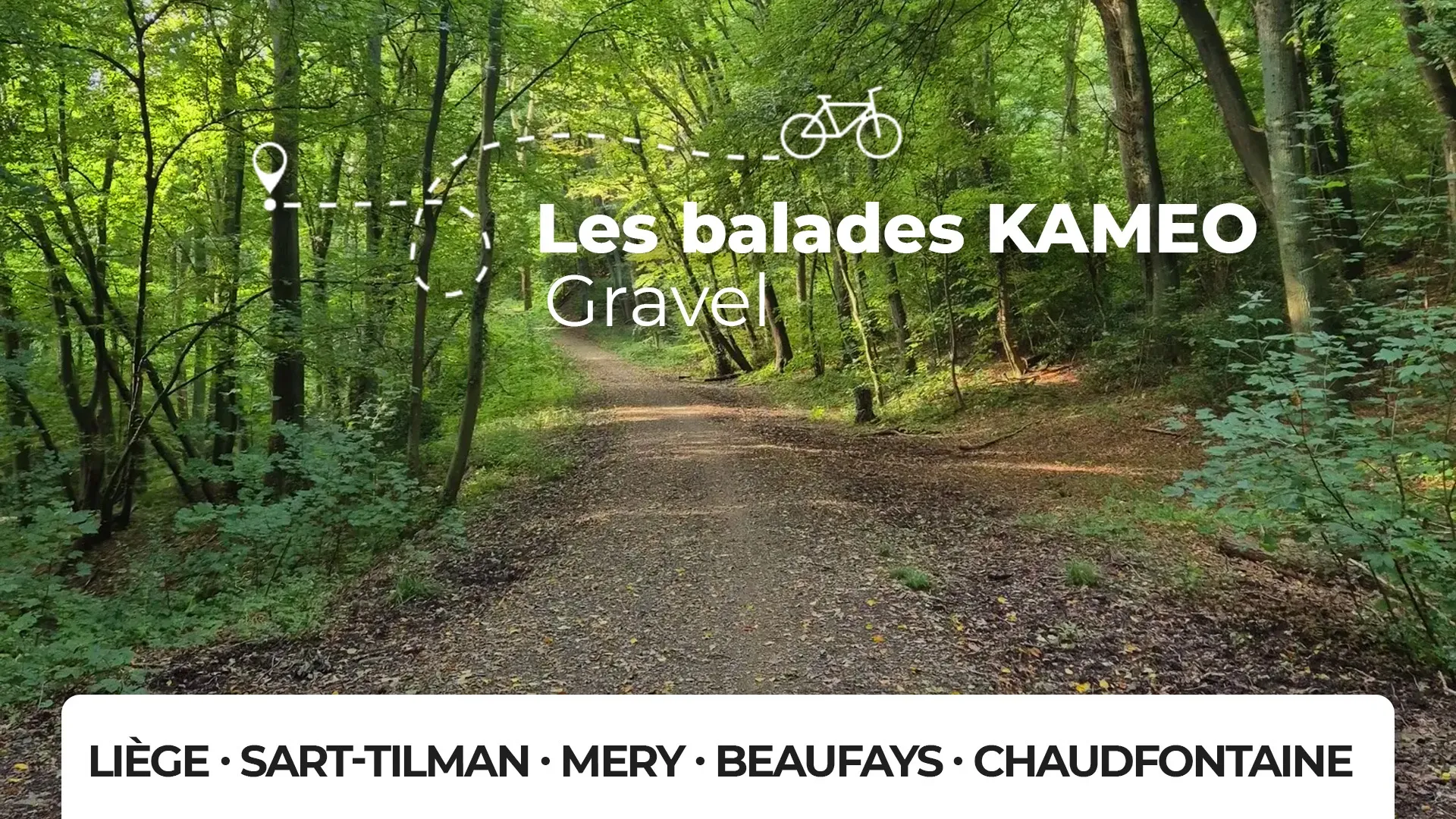 Balade vélo Gravel Liège : 43 km en pleine nature