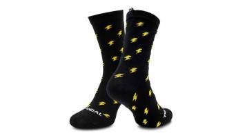 The Vandal Lightning Casual Sock Black