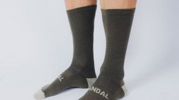 The Vandal Merino Socks Khaki