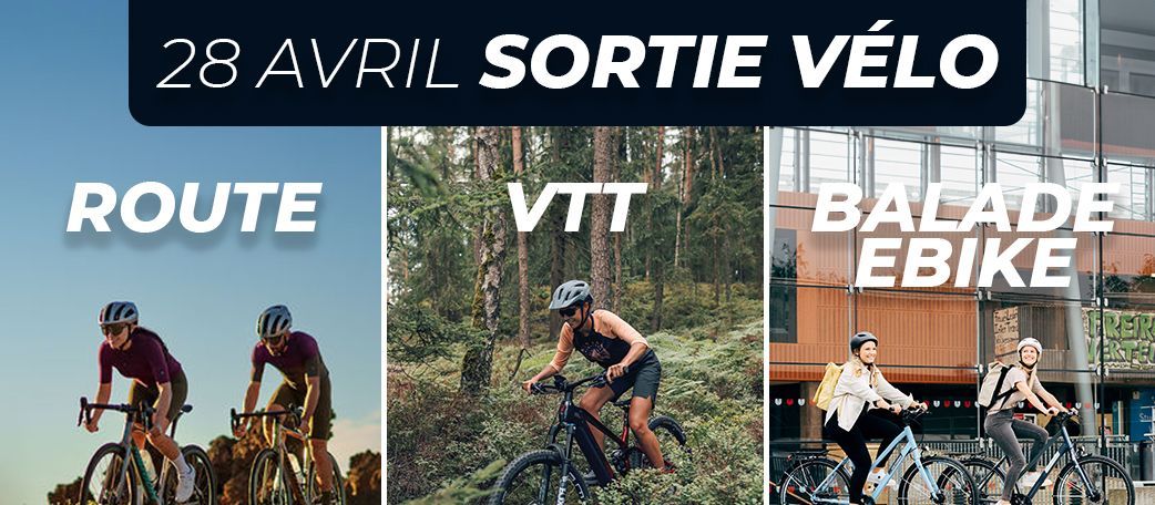 Sortie Route - VTT - Ebike avec KAMEO ce Dimanche 28 Avril !