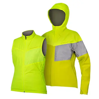 Endura Women's Urban Luminite 3 in 1 Jacket II Yellow
