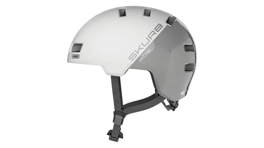 Abus Skurb ACE silver white