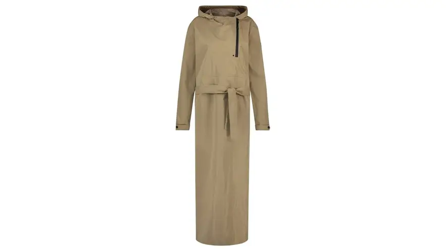 Agu Rain Dress Anorak Women - Lead Gray