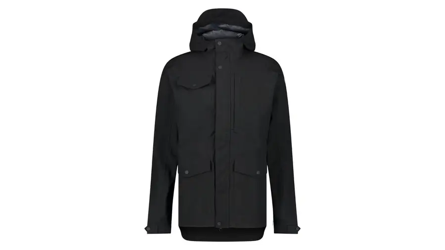 Agu Pocket Rain Jacket Men - Black