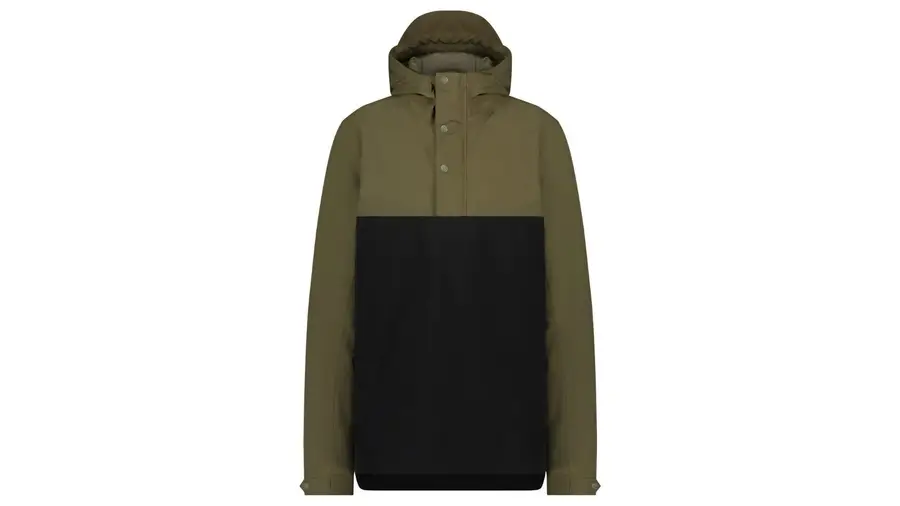 Agu Rain Anorak Winter Rain Jacket - Army Green