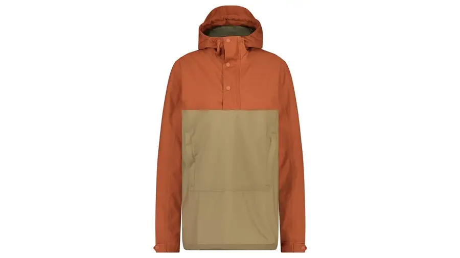 Agu Rain Anorak Winter Rain Jacket - Cinnabar