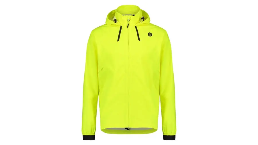 Agu Compact Rain Jacket Commuter Men Hi-vis Yellow