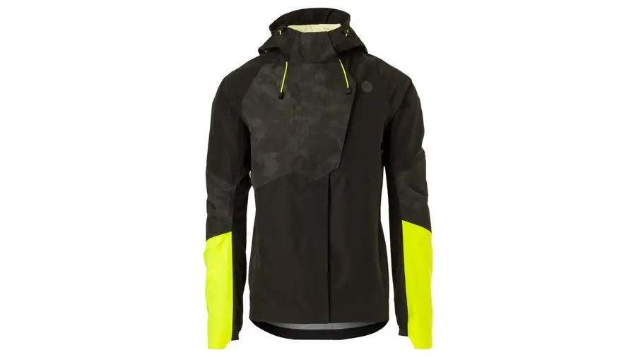 Agu Tech Rain Jacket Commuter Men Hi-vis & Reflection Black