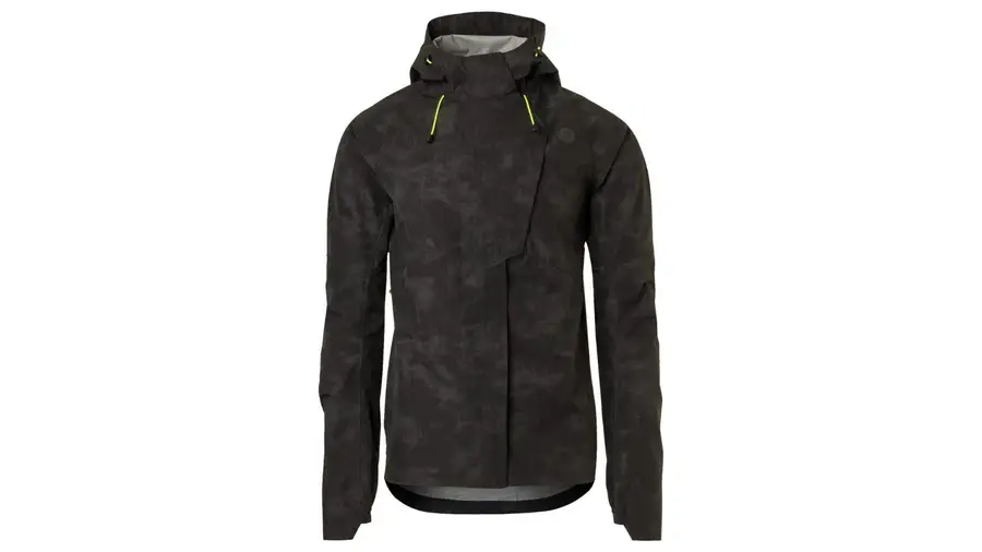 Agu Tech Rain Jacket Commuter Men Hi-vis & Reflection - Hi-vis Black