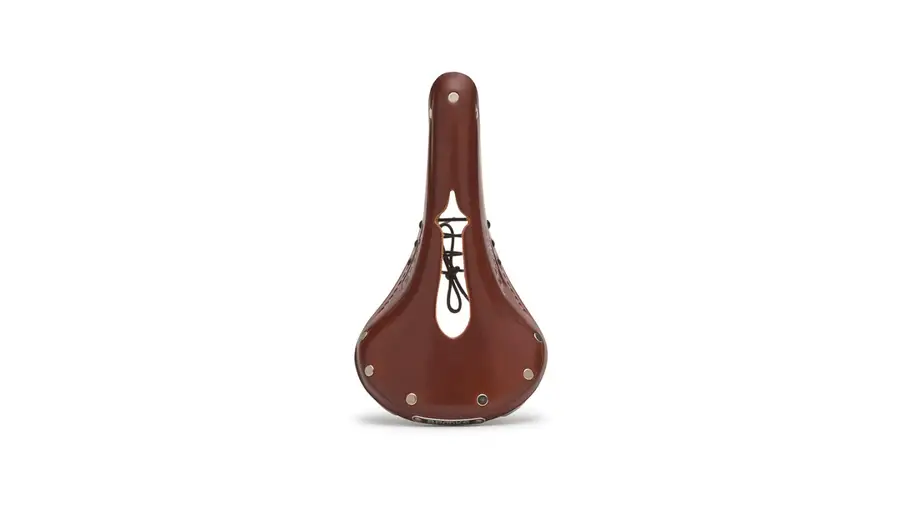 Brooks B 17 Narrow carved brun antique