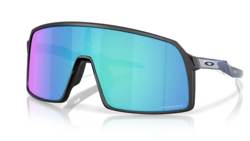 Oakley Sutro Noir Mat avec verre Prizm saphir