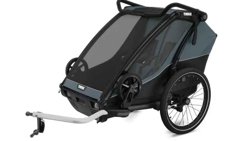 Thule Chariot Cab 2-seat multisport bike trailer dark slate
