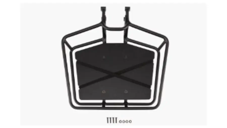 Riese and Muller Porte-bagages avant Cargo black