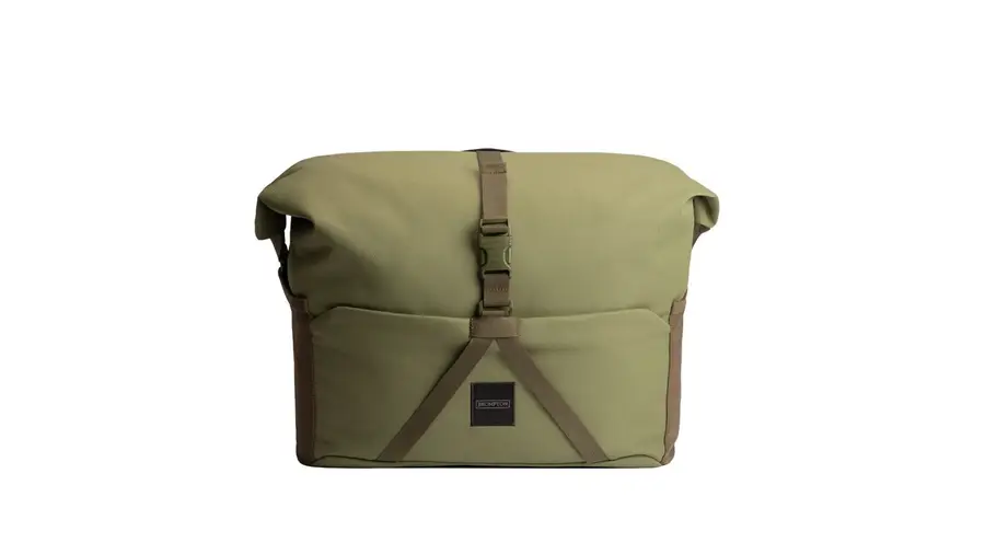 Brompton Sacoche avant Rolltop L + cadre - Vert Olive