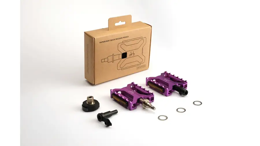 Brompton Pédales Superlight à démontage rapide - Violet