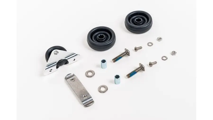 Brompton Jeu de roulettes + fixations - Argent