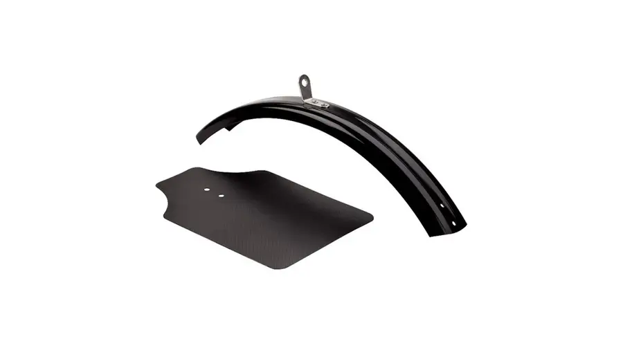 Brompton Lame de garde-boue avant + bavette (2018 et +) - Noir
