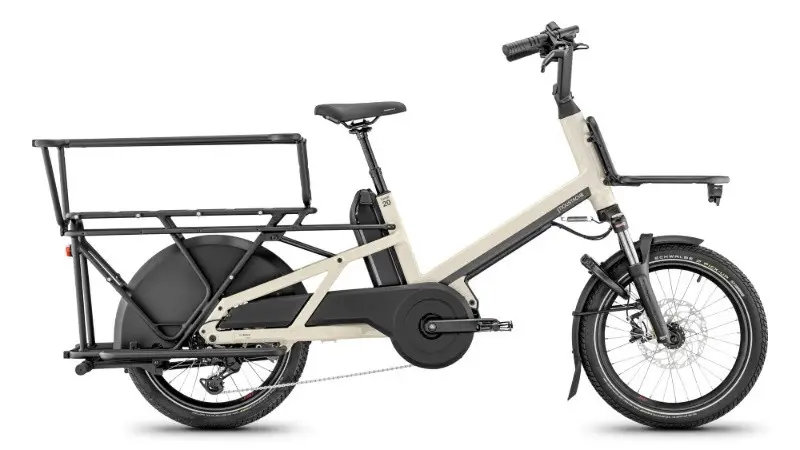 Moustache Bikes Lundi 20 Cargo 3 - 800 Wh - Equipé