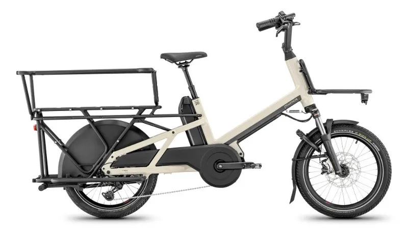 Moustache Bikes Lundi 20 Cargo 3 - 800 Wh - Equipé